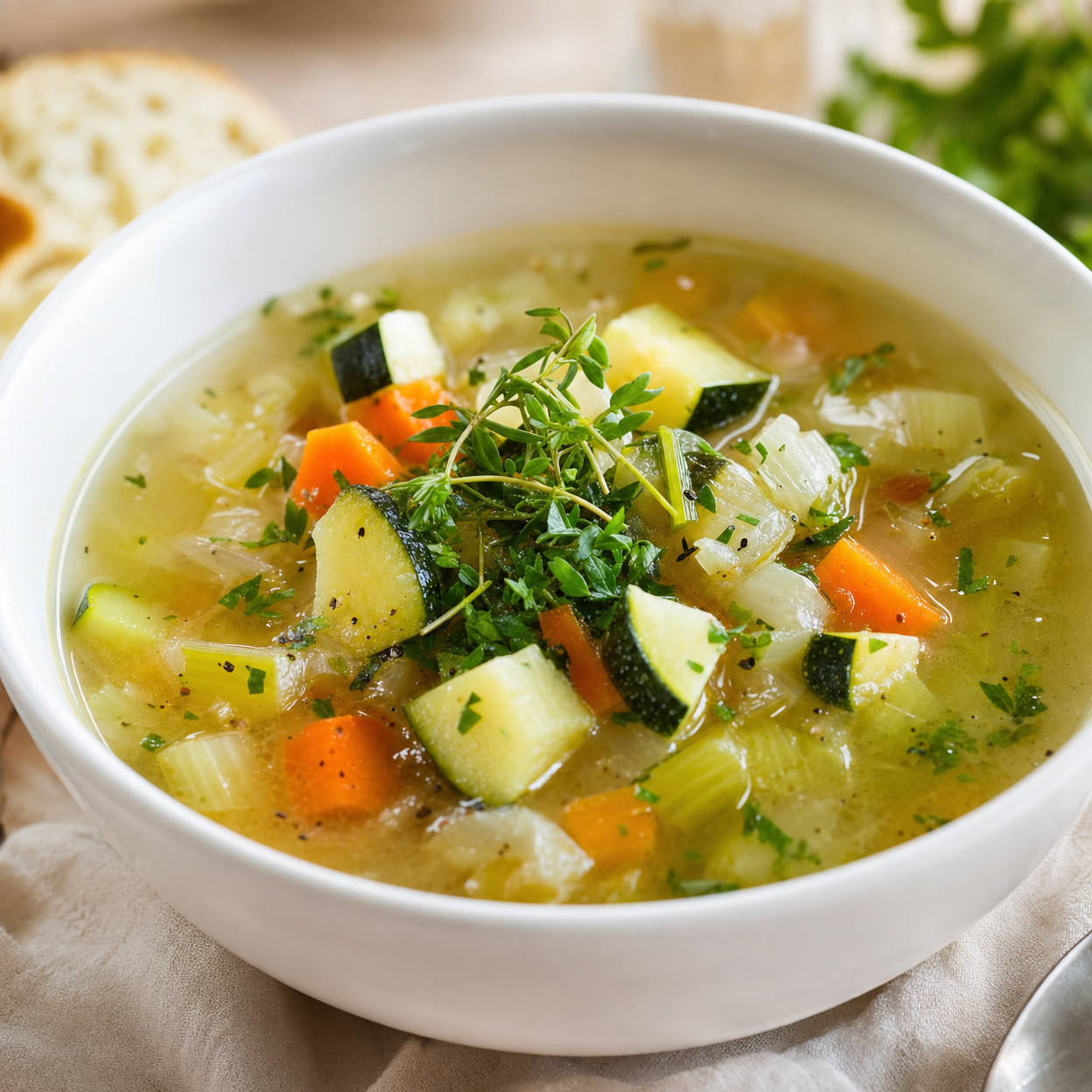 Sopa Leve de Legumes